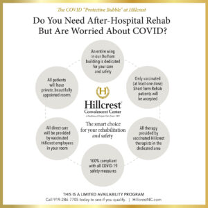 Do You Need After-Hospital Rehab But Are Worried About COVID?